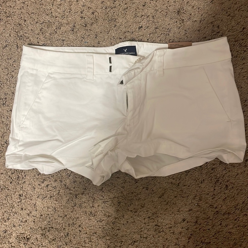 Brand new, never worn white American Eagle shorts.